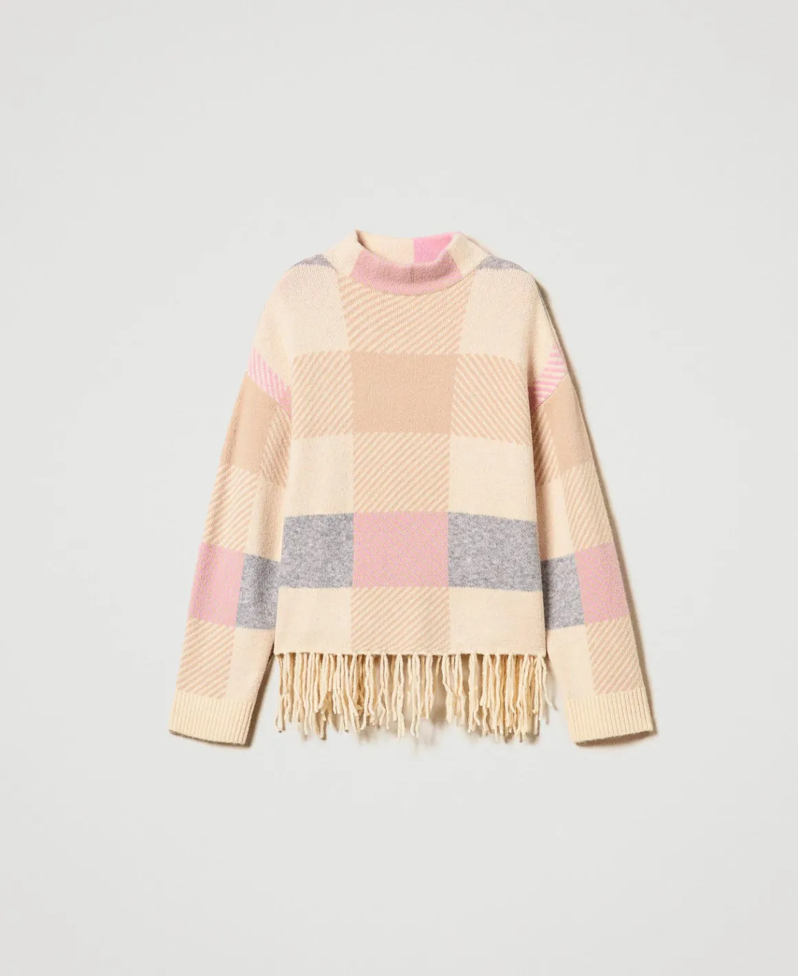 TWINSET Milano Maglia Jacquard Con Frange | Maglie E Cardigan