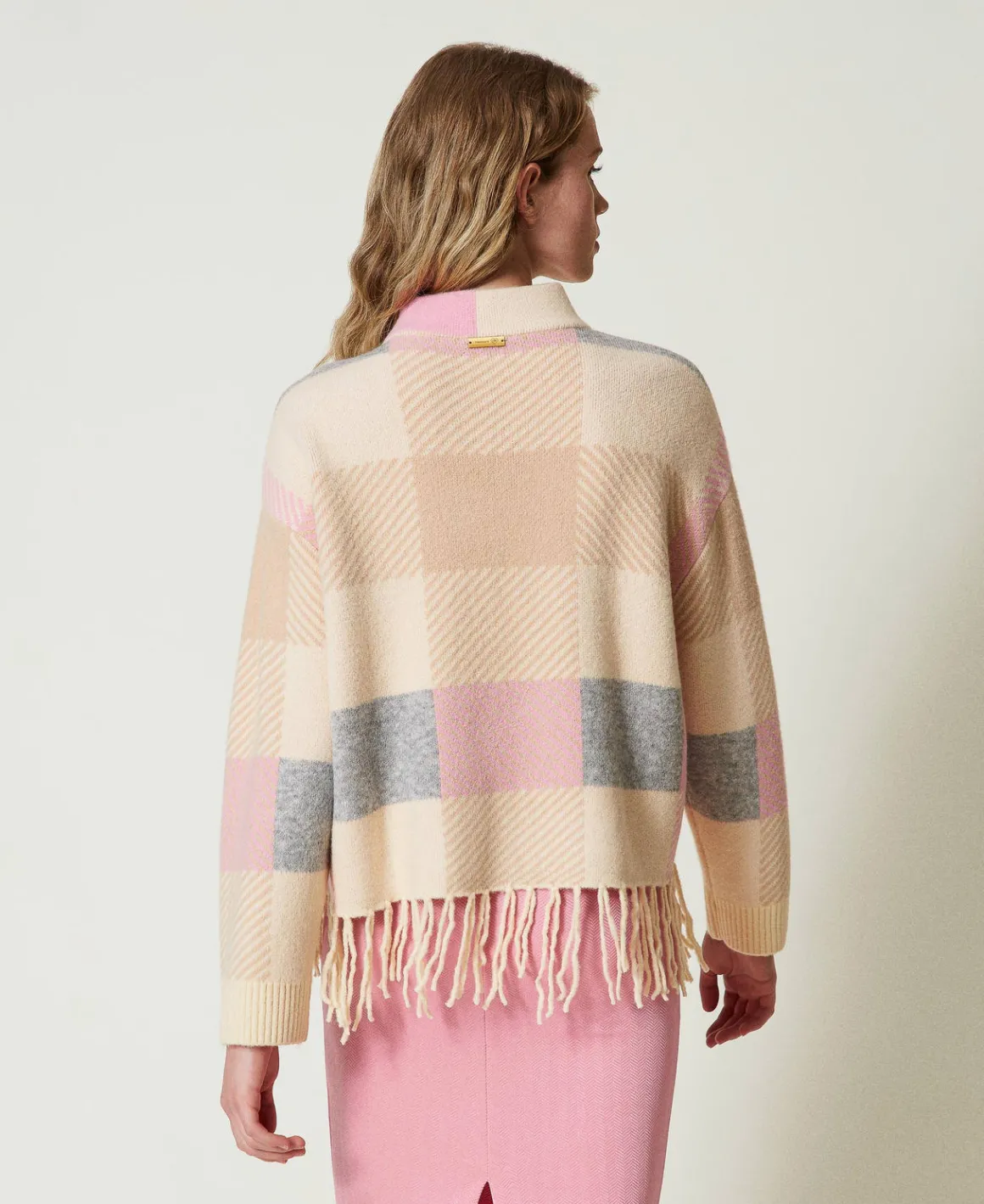 TWINSET Milano Maglia Jacquard Con Frange | Maglie E Cardigan