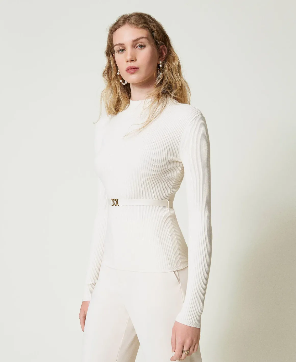TWINSET Milano Maglia Lupetto Con Cintura | Maglie E Cardigan