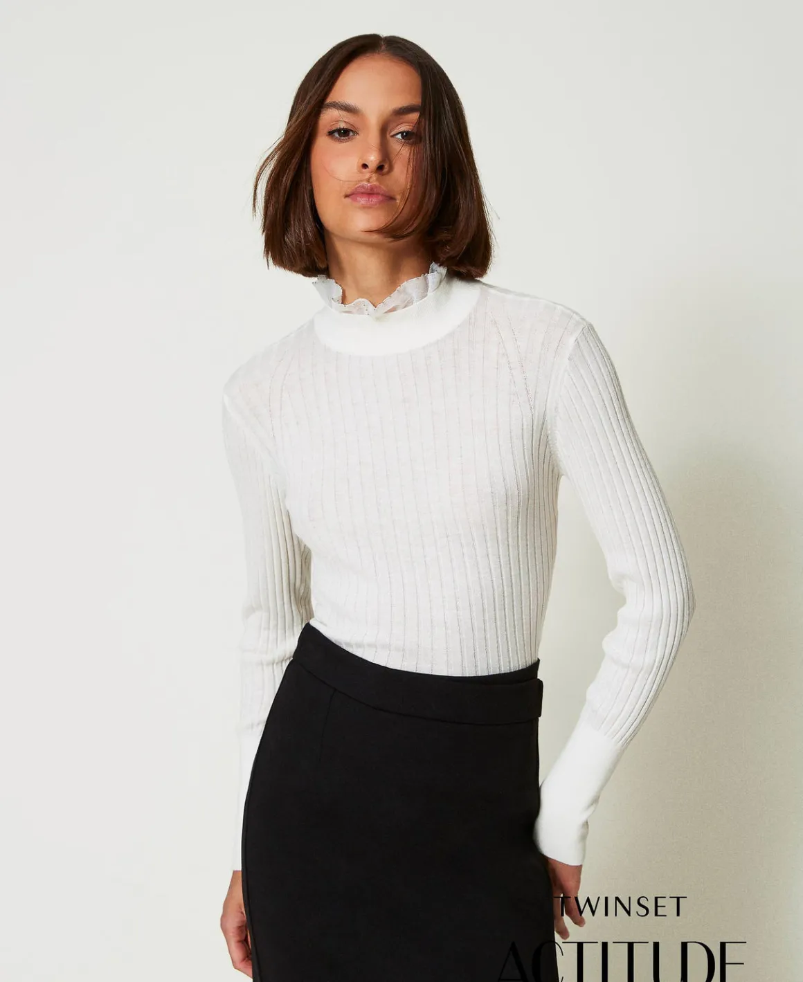 TWINSET Milano Maglia Lupetto Con Perline | Maglie E Cardigan