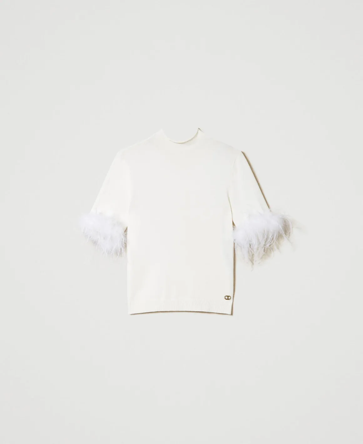 TWINSET Milano Maglia Lupetto Con Piume | Maglie E Cardigan