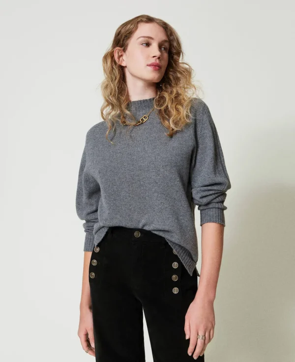 TWINSET Milano Maglia Lupetto In Cashmere | Maglie E Cardigan