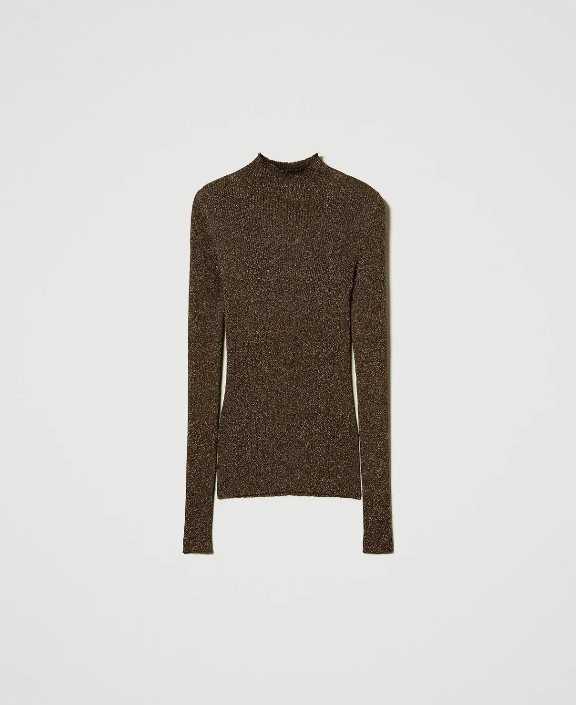 TWINSET Milano Maglia Lupetto In Filato Lurex | Maglie E Cardigan