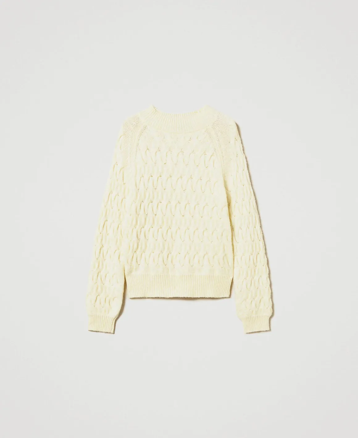 TWINSET Milano Maglia Lupetto In Misto Lana Con Trecce | Maglie E Cardigan