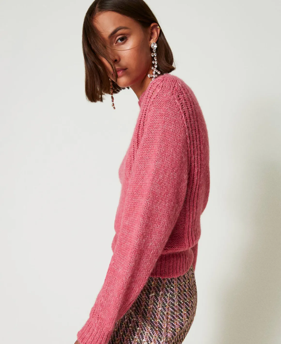TWINSET Milano Maglia Lupetto In Misto Lana Seamless | Maglie E Cardigan