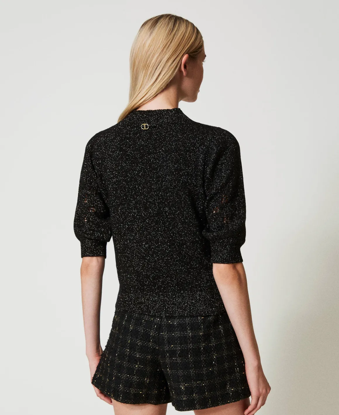 TWINSET Milano Maglia Lupetto In Misto Lana E Lurex | Maglie E Cardigan