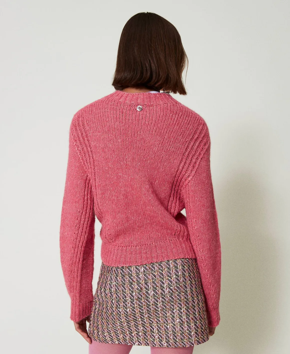 TWINSET Milano Maglia Lupetto In Misto Lana Seamless | Maglie E Cardigan