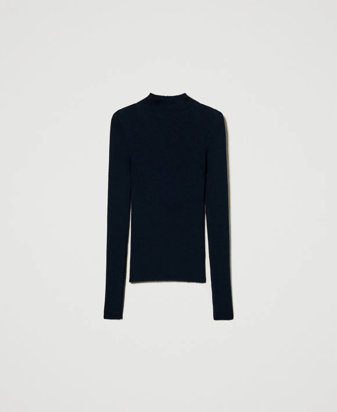 TWINSET Milano Maglia Lupetto Seamless In Lana | Maglie E Cardigan