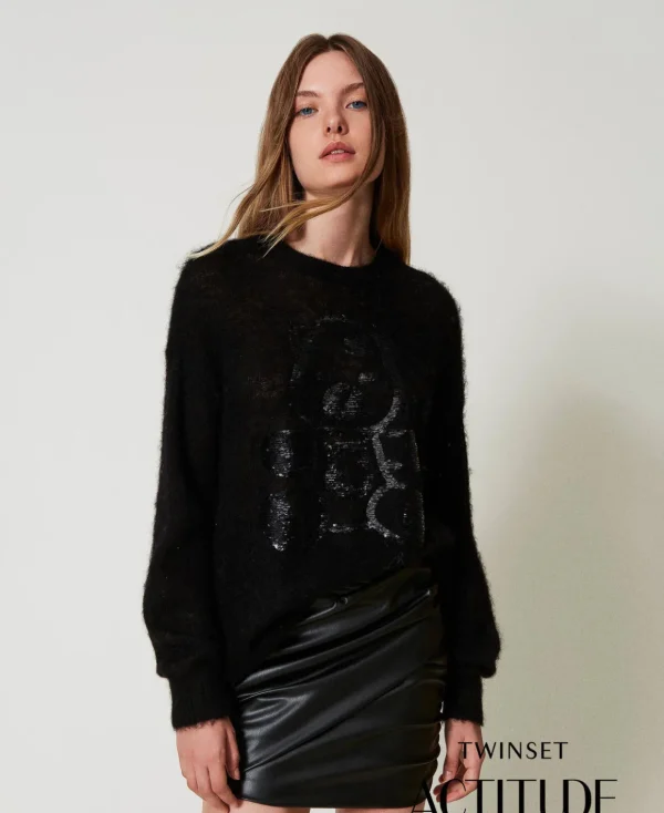 TWINSET Milano Maglia MYFO In Lana E Mohair | Maglie E Cardigan