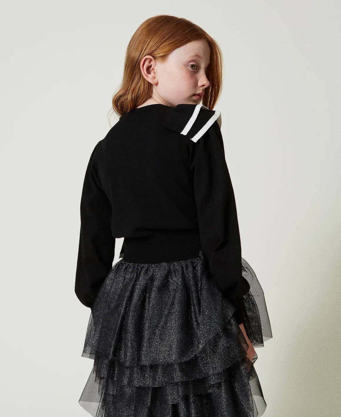 TWINSET Milano Maglia Regular Con Doppia Balza | Maglie E Cardigan