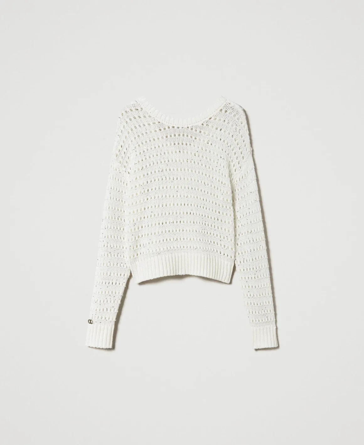 TWINSET Milano Maglia Traforata Con Paillettes | Maglie E Cardigan