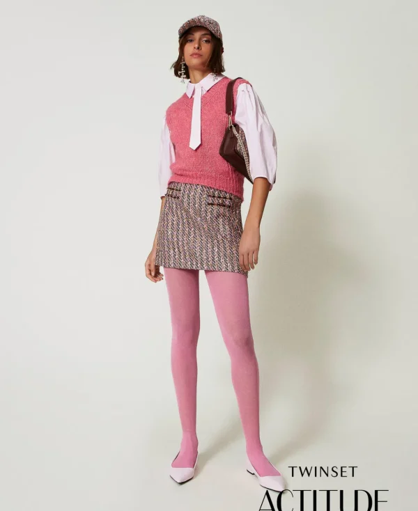 TWINSET Milano Minigonna In Bouclé E Lurex | Gonne