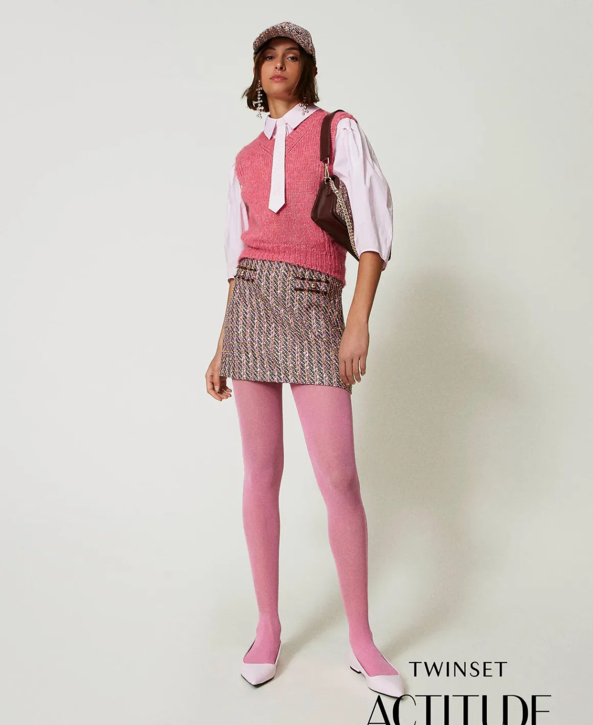 TWINSET Milano Minigonna In Bouclé E Lurex | Gonne