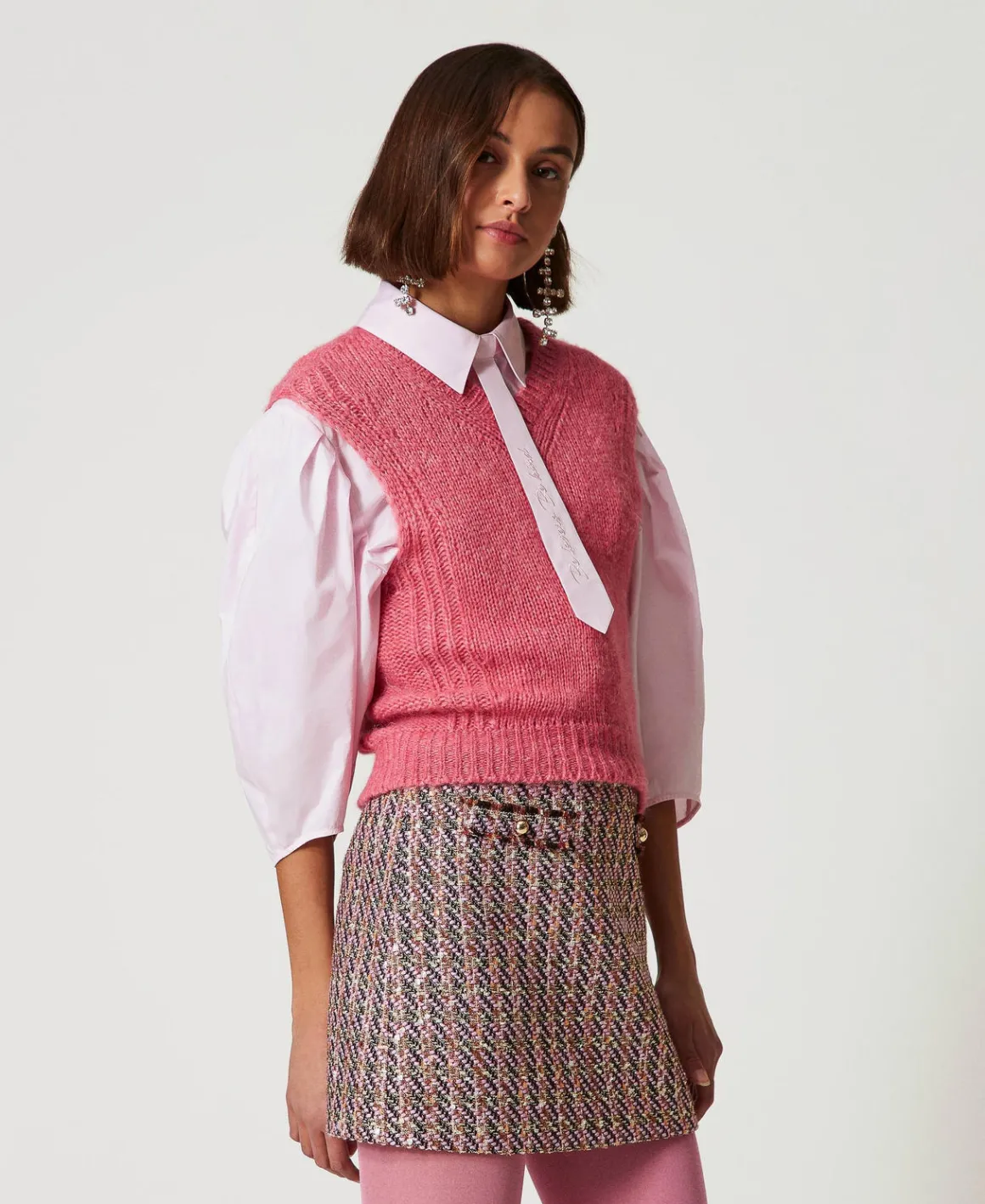 TWINSET Milano Minigonna In Bouclé E Lurex | Gonne