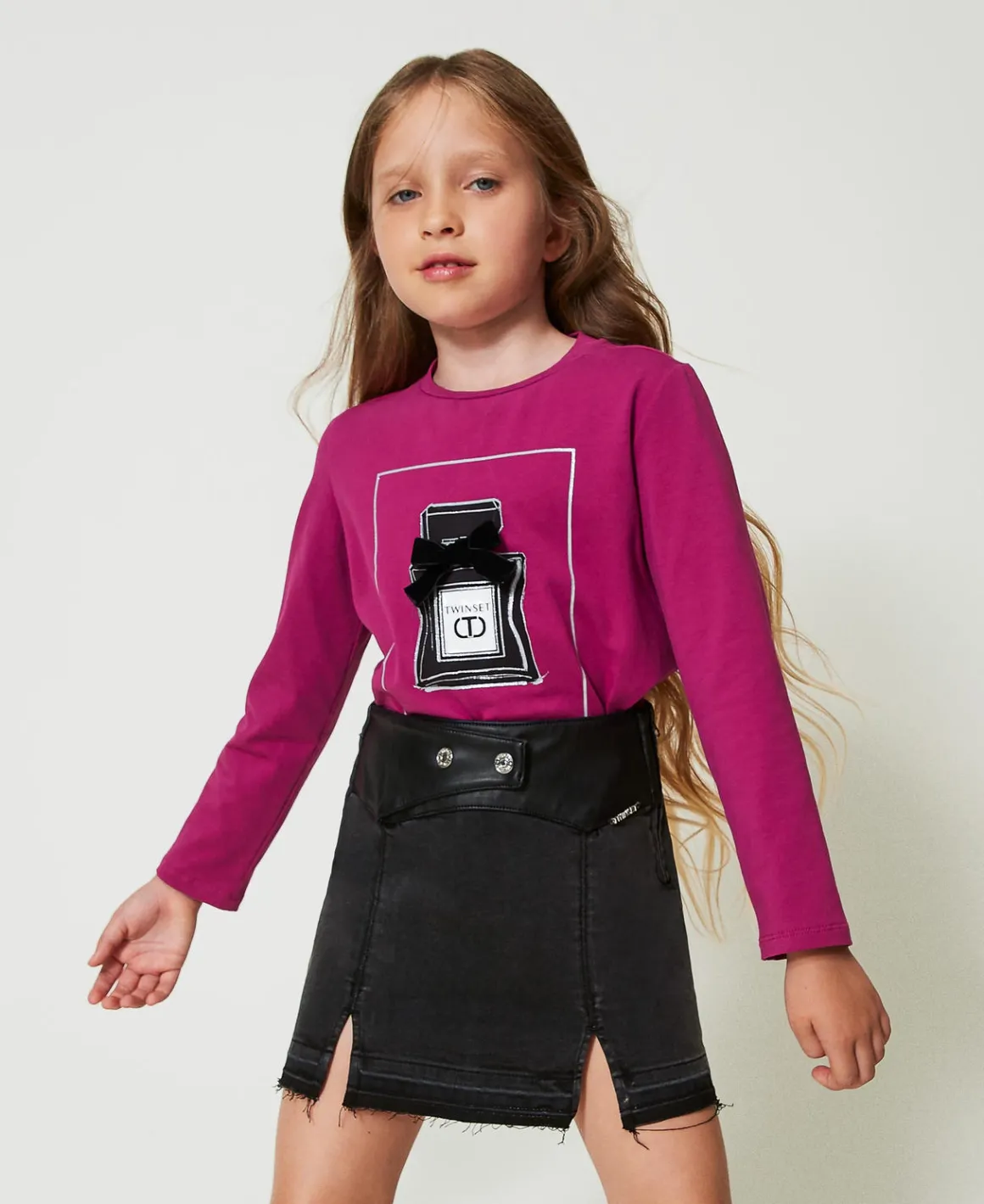 TWINSET Milano Minigonna In Jeans Con Spacchi | Gonne