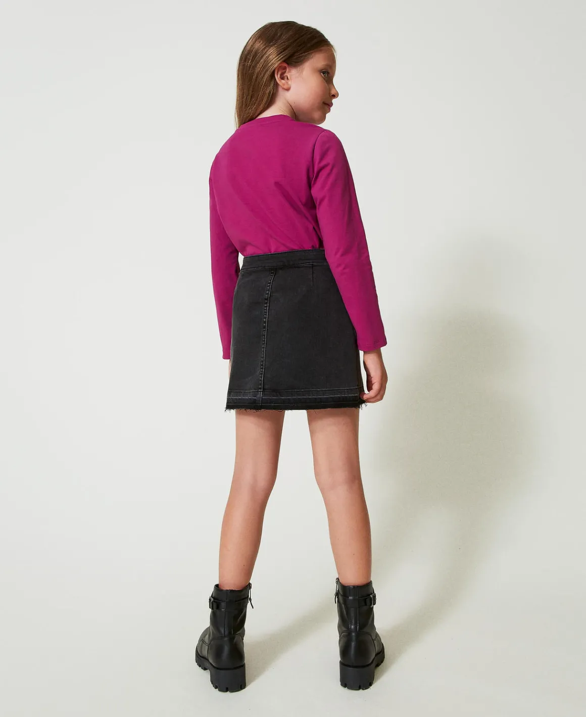 TWINSET Milano Minigonna In Jeans Con Spacchi | Gonne