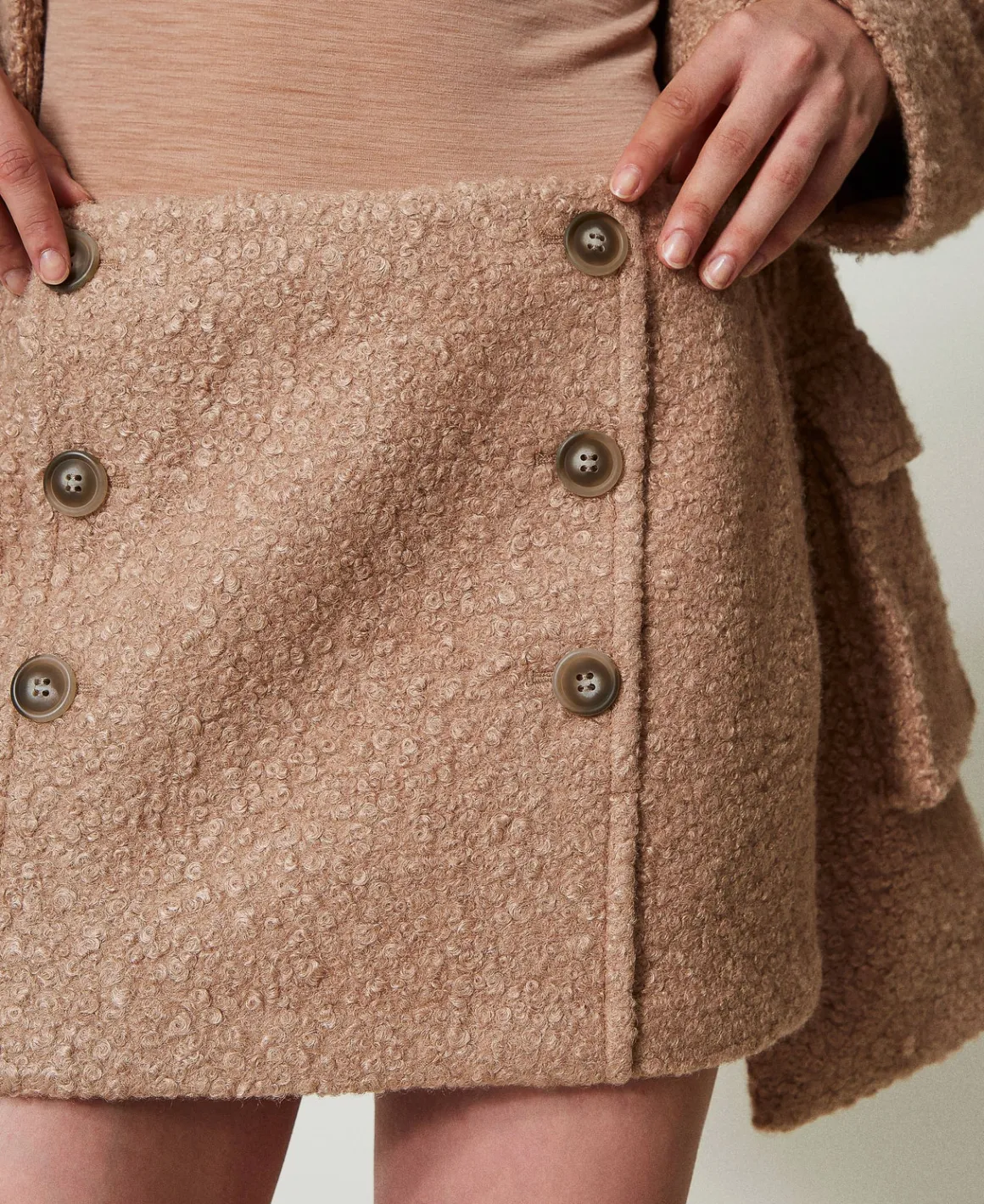 TWINSET Milano Minigonna In Panno Arricciato | Gonne