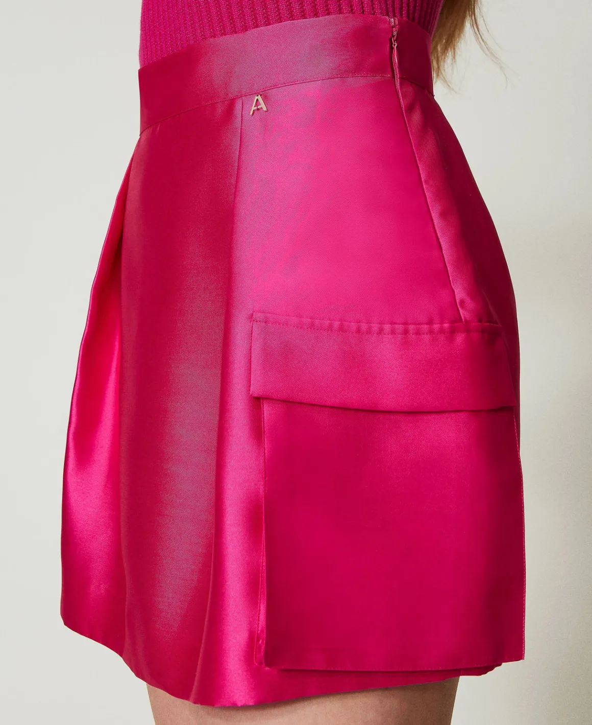TWINSET Milano Minigonna In Twill Mikado | Gonne