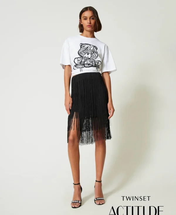 TWINSET Milano Minigonna MYFO Con Frange | Gonne