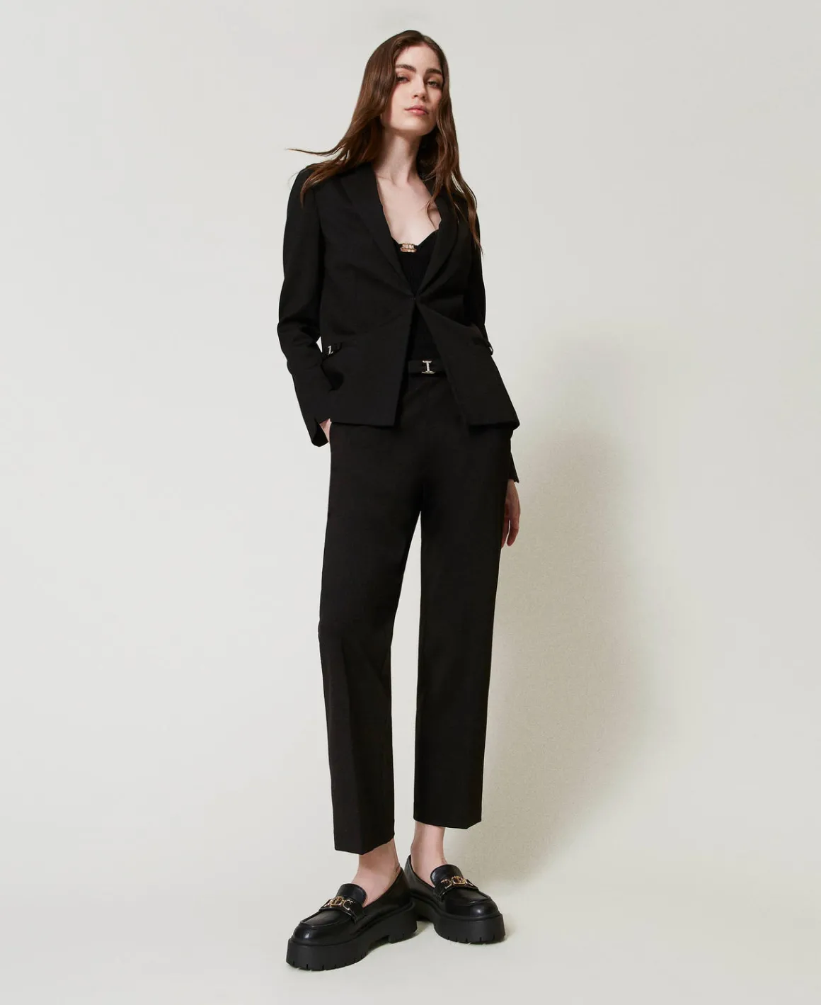 TWINSET Milano Mocassini Con Morsetto Oval T | Scarpe Basse | Ballerine E Mocassini