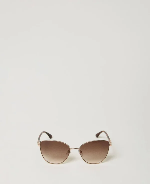 TWINSET Milano Occhiali Da Sole Cat-eye In Acciaio | Occhiali Da Sole