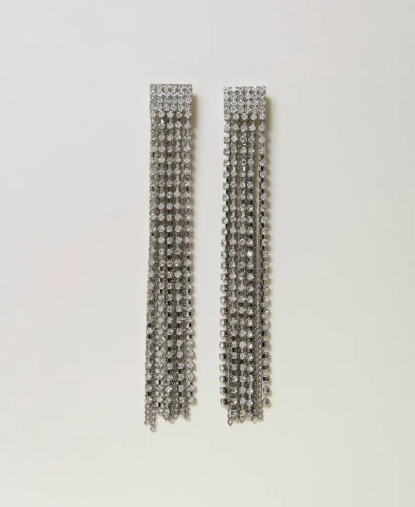 TWINSET Milano Orecchini Con Frange Di Strass | Bijoux