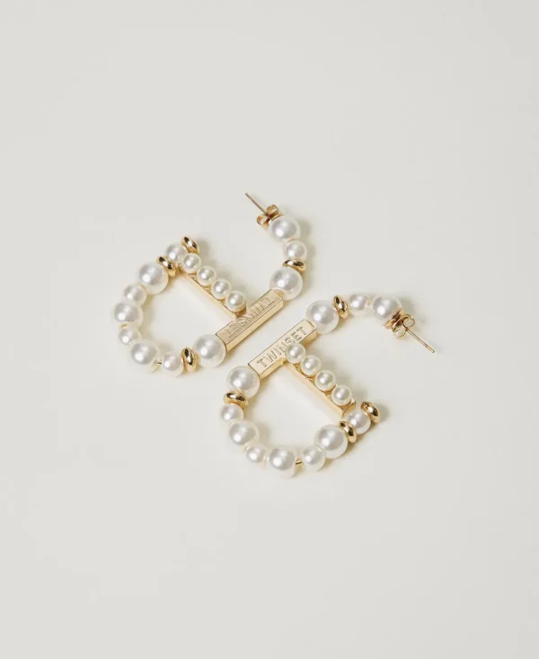 TWINSET Milano Orecchini Oval T Con Perle | Bijoux