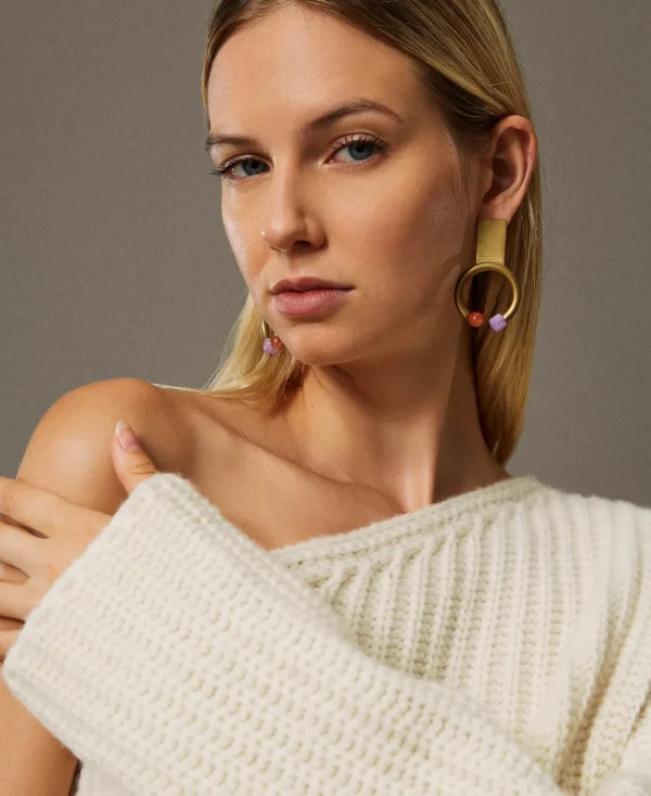 TWINSET Milano Orecchino Con Cerchio E Pietre | Bijoux