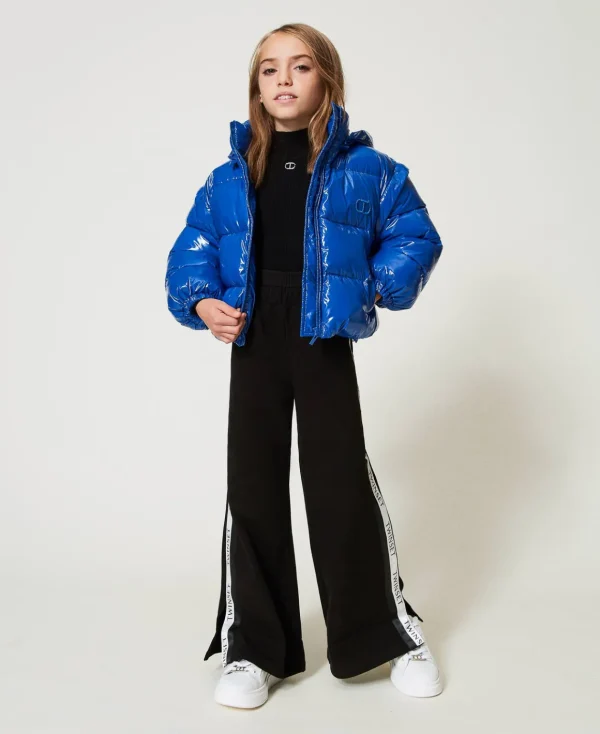 TWINSET Milano Pantaloni A Palazzo In Felpa Con Logo | Pantaloni E Jeans