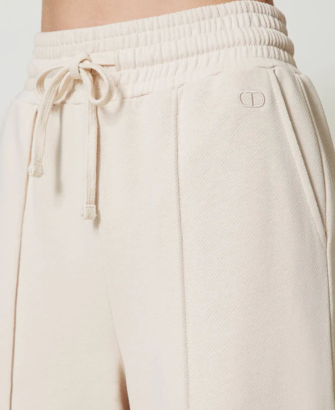 TWINSET Milano Pantaloni A Palazzo In Felpa | Pantaloni Ampi E A Palazzo