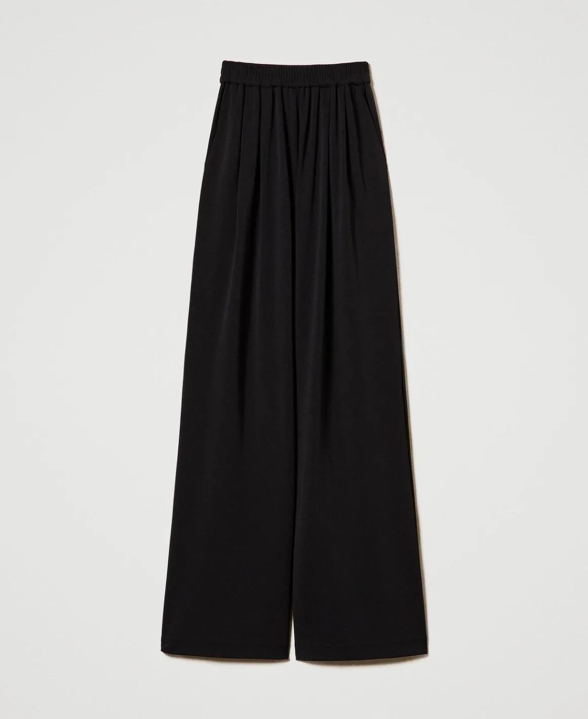 TWINSET Milano Pantaloni A Palazzo In Jersey Crêpe | Pantaloni Ampi E A Palazzo