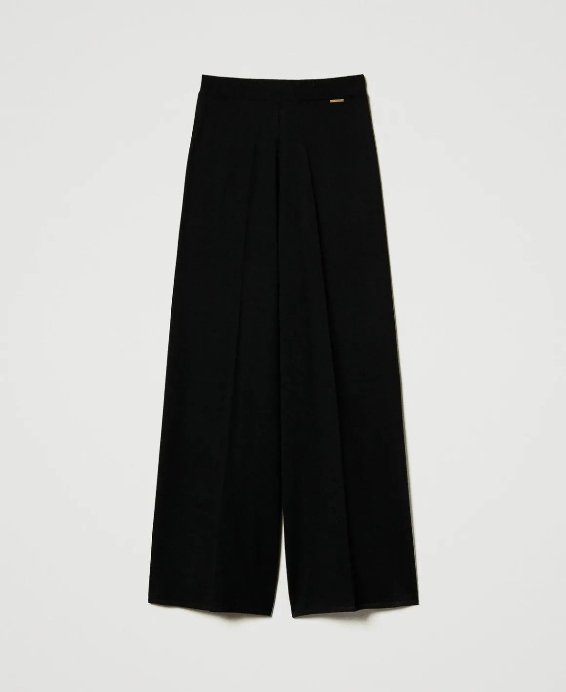 TWINSET Milano Pantaloni A Palazzo In Misto Lana | Pantaloni Ampi E A Palazzo