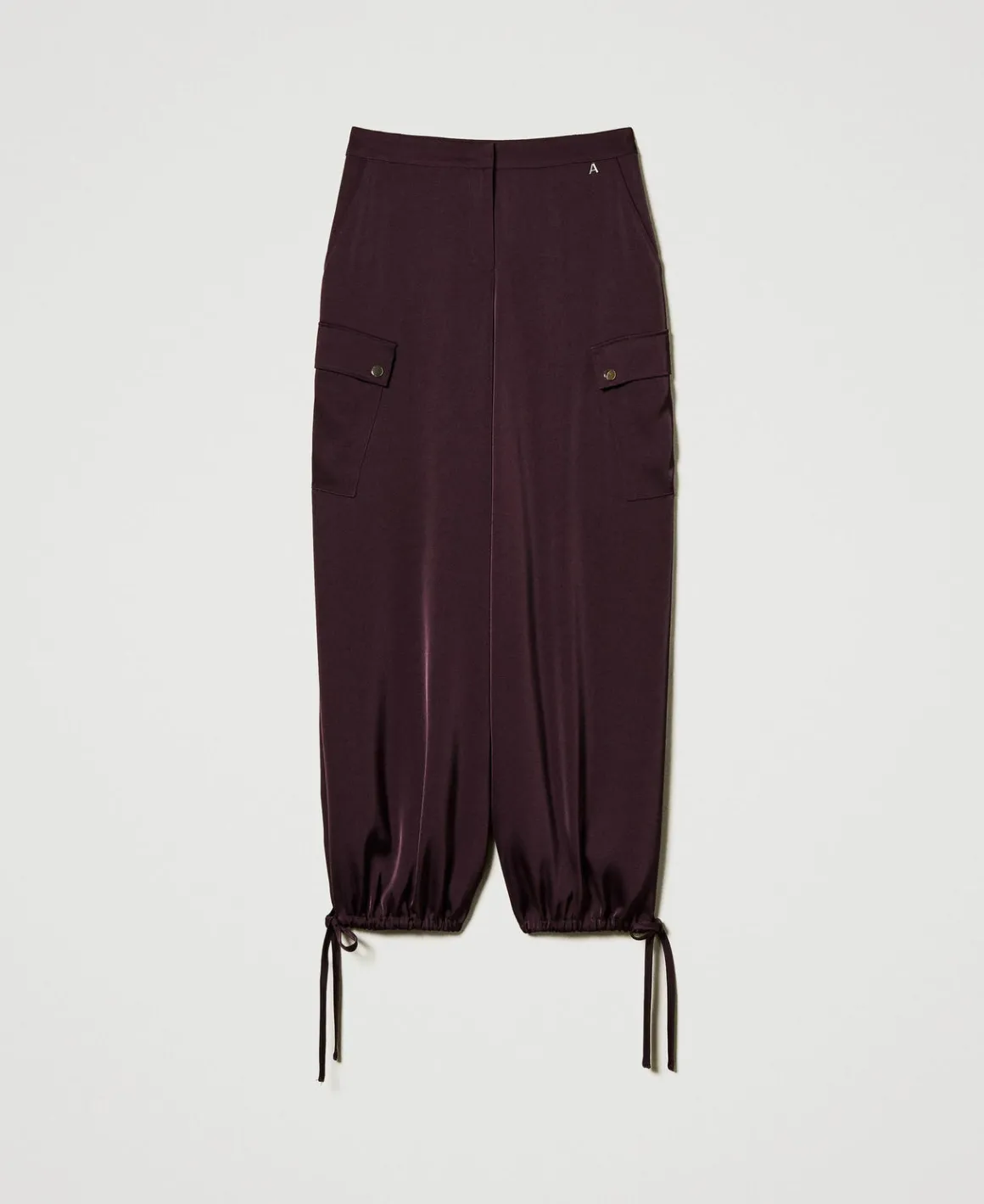 TWINSET Milano Pantaloni Cargo In Raso | Pantaloni Cargo