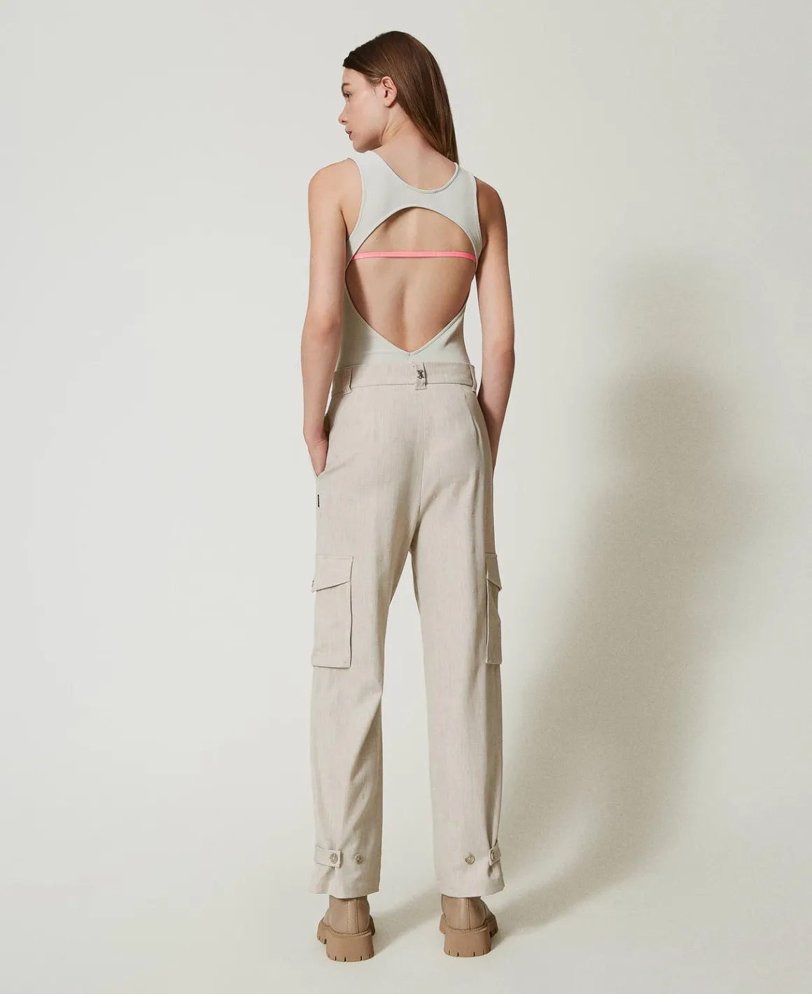 TWINSET Milano Pantaloni Cargo MYFO Con Ricamo | Pantaloni Cargo