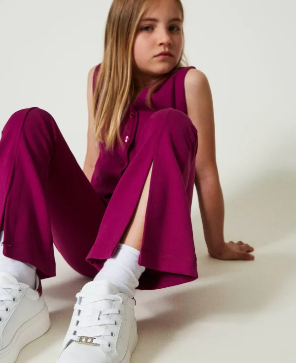 TWINSET Milano Pantaloni Flare Con Spacco | Pantaloni E Jeans