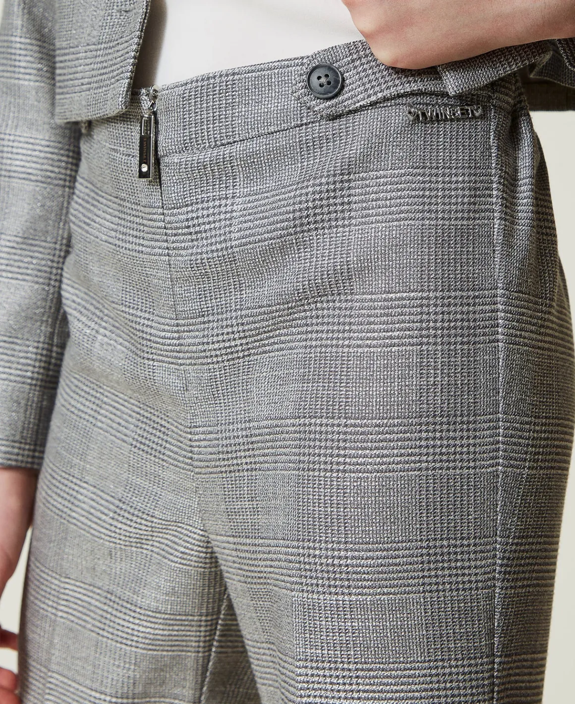 TWINSET Milano Pantaloni Flare In Principe Di Galles | Pantaloni E Jeans