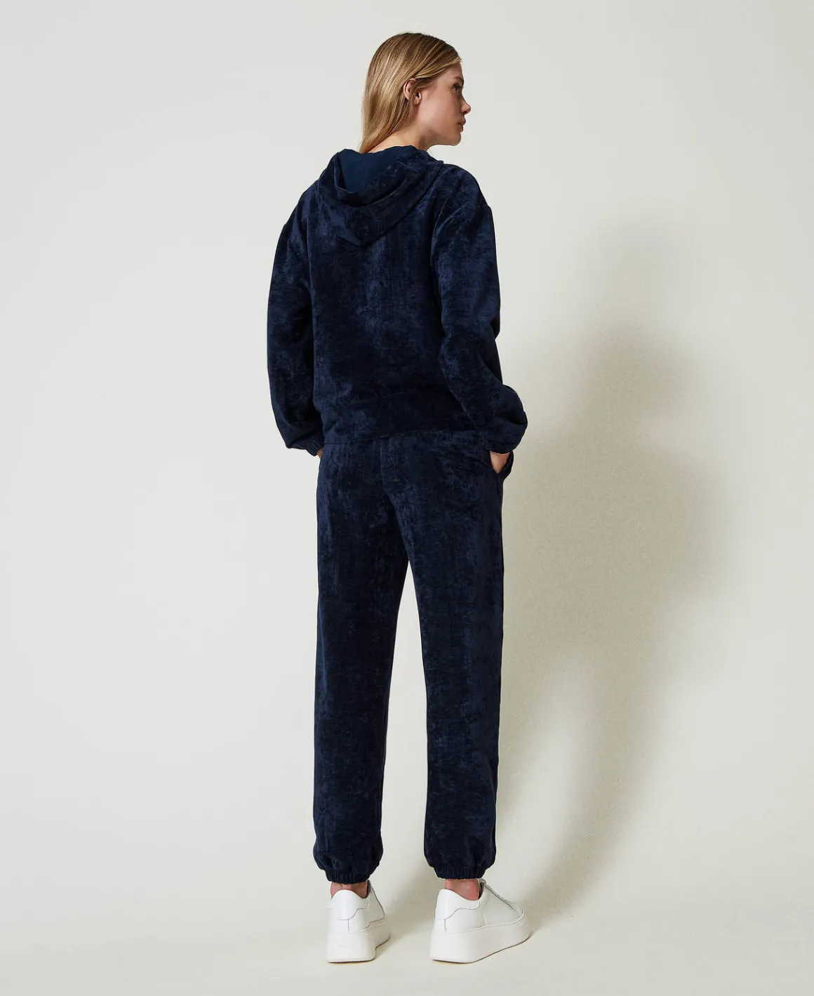 TWINSET Milano Pantaloni Joggers In Velluto | Pantaloni Jogging