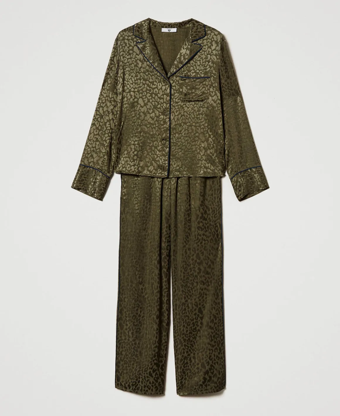 TWINSET Milano Pigiama A Uomo In Raso Jacquard | Intimo E Nightwear