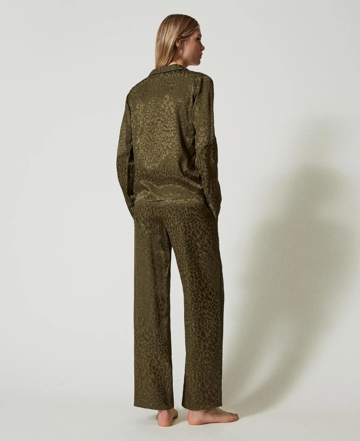 TWINSET Milano Pigiama A Uomo In Raso Jacquard | Intimo E Nightwear