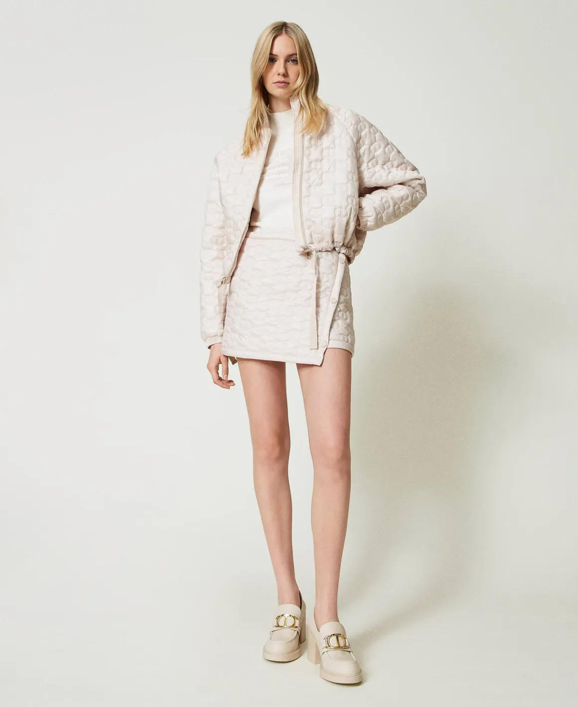 TWINSET Milano Piumino Trapuntato Con Oval T | Giacche E Piumini
