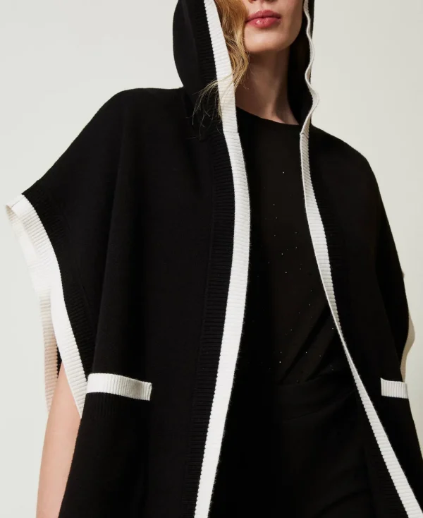 TWINSET Milano Poncho In Maglia Con Tasche | Poncho