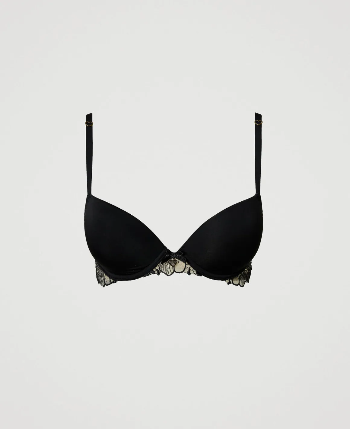TWINSET Milano Reggiseno Push-up In Tulle Ricamato E Charmeuse | Intimo E Nightwear
