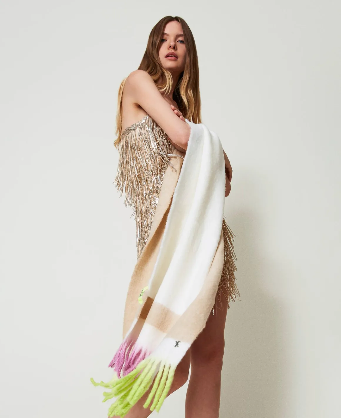 TWINSET Milano Sciarpa MYFO Con Frange Sfumate | Sciarpe
