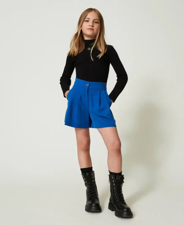 TWINSET Milano Shorts In Flanella | Pantaloni E Jeans