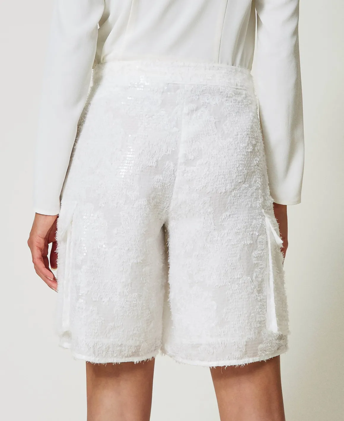TWINSET Milano Shorts In Full Paillettes | Shorts