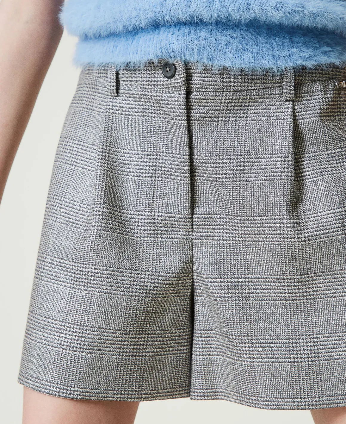 TWINSET Milano Shorts In Principe Di Galles | Pantaloni E Jeans