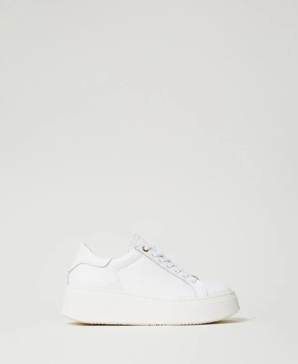 TWINSET Milano Sneakers In Pelle | Scarpe Basse | Sneakers