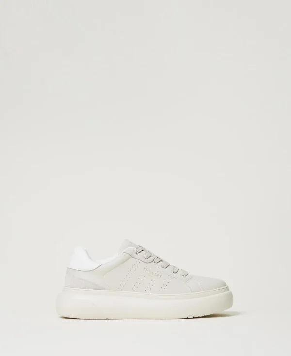 TWINSET Milano Sneakers Traforate Con Logo | Scarpe Basse | Sneakers