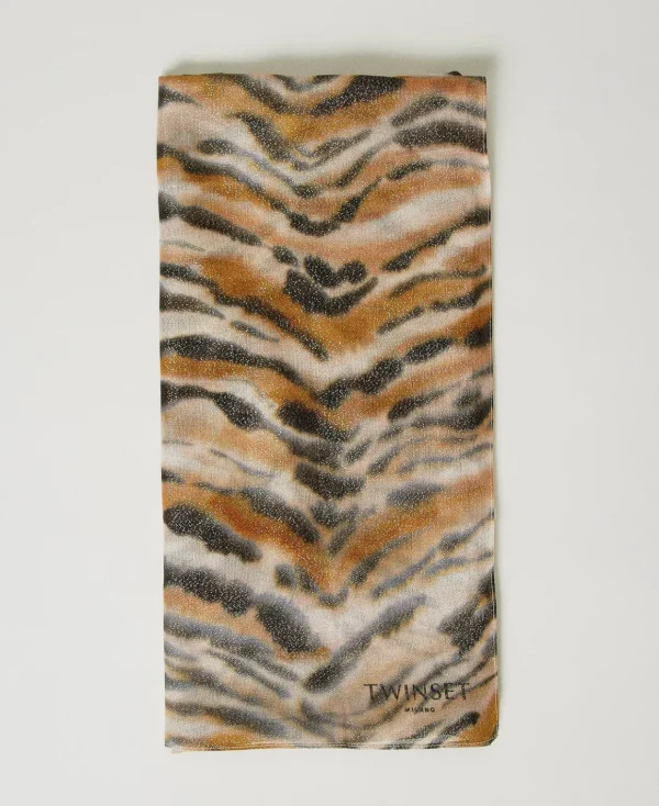 TWINSET Milano Stola Con Stampa Animalier | Sciarpe