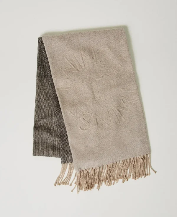 TWINSET Milano Stola In Panno Con Frange | Sciarpe
